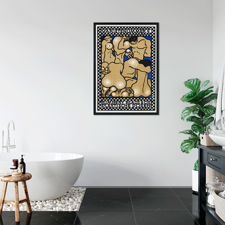 Plakater til badeværelset. F.eks. denne Moris Jung