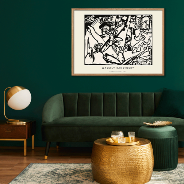 Composition II plakat af Wassily Kandinsky