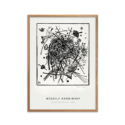 Kleine Welten VIII plakat af Wassily Kandinsky