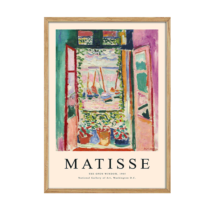 Matisse - The Open Window. Plakater og Sager