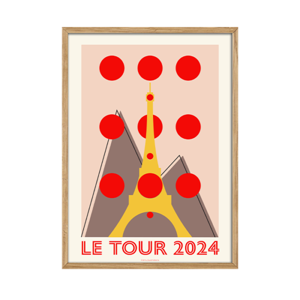 Fomu Illustration - Tour de France Beige