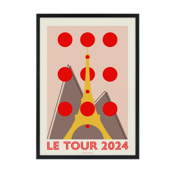 Fomu Illustration - Tour de France Beige