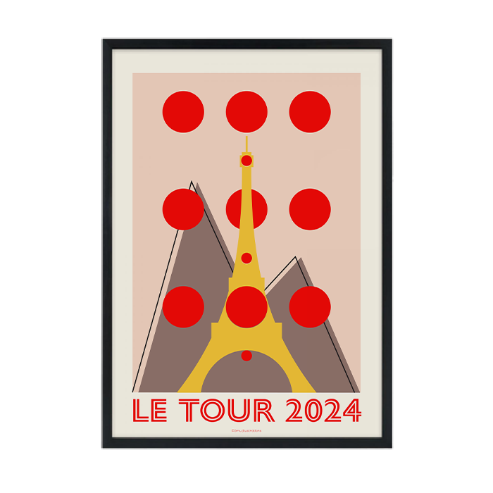 Fomu Illustration - Tour de France Beige