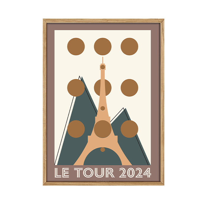 Fomu Illustration - Tour de France Brown